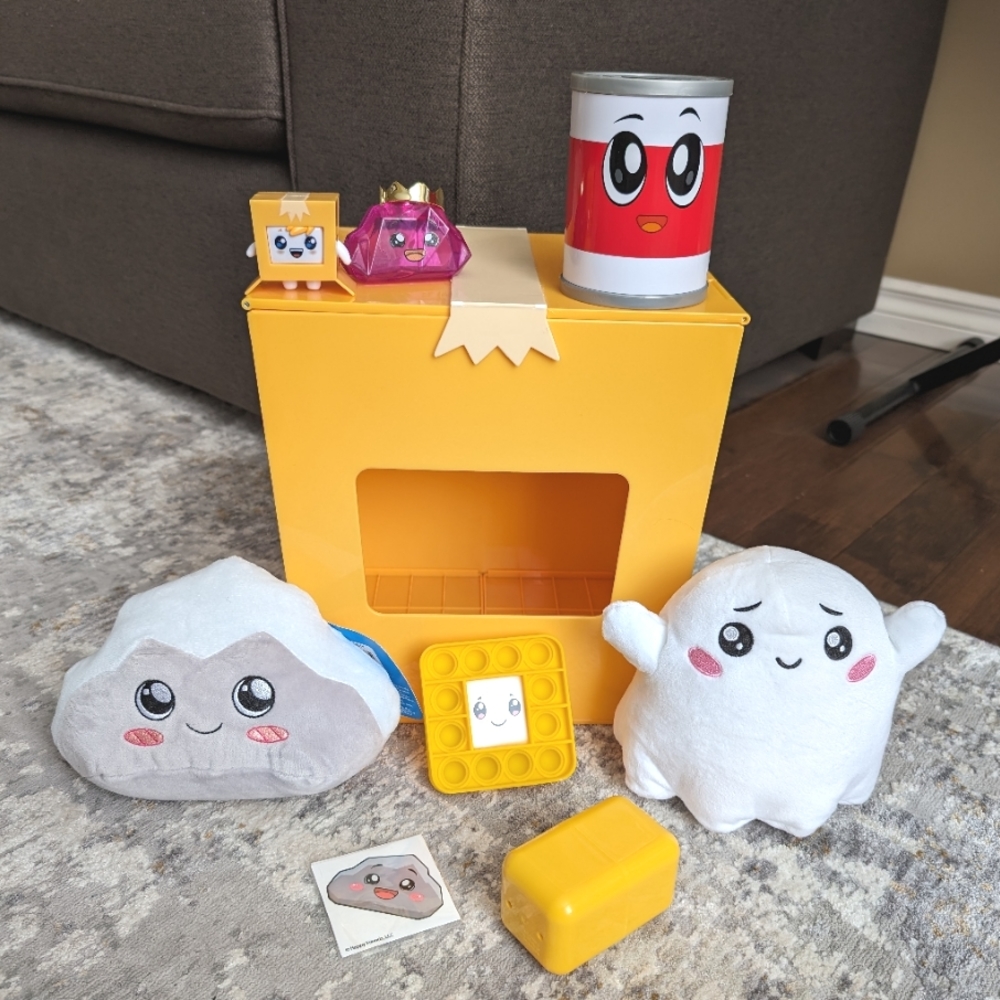LankyBox toys Boxy Rocky Ghosty Sticky Canny